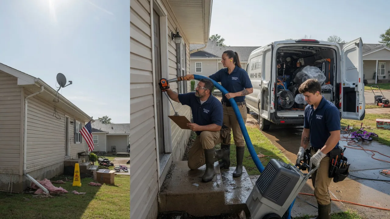 Ceiling Water Damage Restoration in Archer City, TX near me